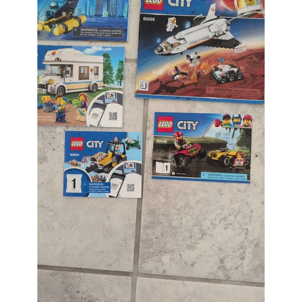 LEGO CITY Instruction Manuals: Lot of 24 Booklets (See Details for Item #s)
